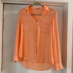 Express The Portofino Shirt in Peach